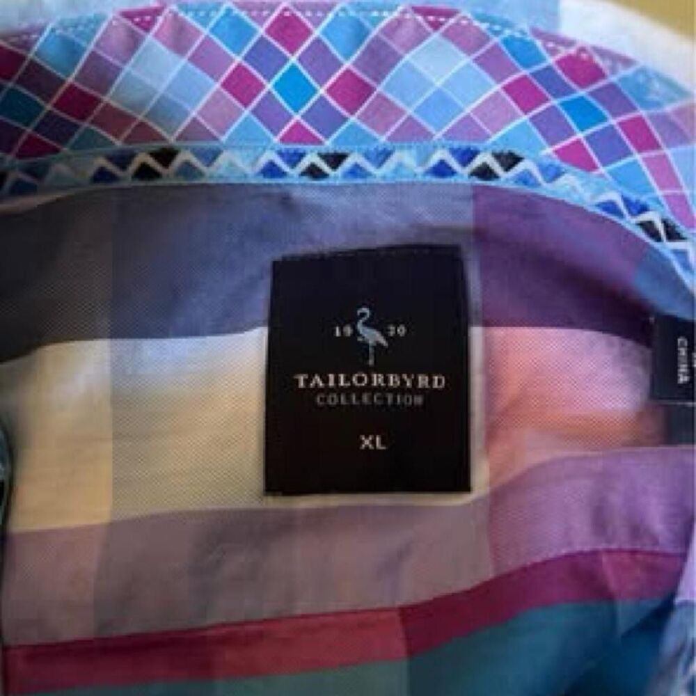 Tailorbyrd Men's Multi Shirt